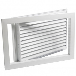 РП2 (V) 300х100 переточная алюминиевая решетка фото | shop-crystal.ru