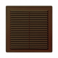 1515 Р коричневая пластиковая вентиляционная решетка разборная фото | shop-crystal.ru