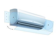 Экран-отражатель настенного кондиционера тип 750 (поворотный) фото | shop-crystal.ru