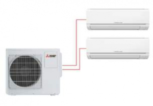Мульти сплит-система Mitsubishi Electric MSZ-HJ35VA ER1*2+ MXZ-3HJ50VA ER1 фото | shop-crystal.ru