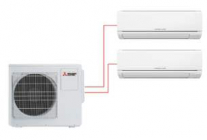 Мульти сплит-система Mitsubishi Electric MSZ-HJ35VA-ER1 + MSZ-HJ50VA-ER1 / MXZ-3HJ50VA-ER1 фото | shop-crystal.ru