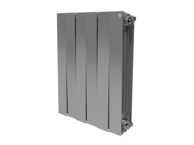 Радиатор биметалл Royal Thermo PianoForte 500/Silver Satin - 4 секц. фото | shop-crystal.ru