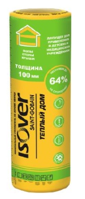 Утеплитель Isover Изовер Тёплый Дом Рулон фото | shop-crystal.ru