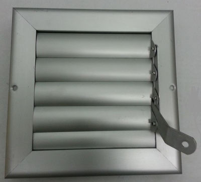 600х600 Решетка алюминий  сетка жалюзи фото | shop-crystal.ru