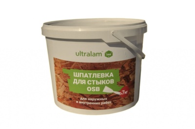 Ultralam Эластичная шпатлевка для стыков OSB фото | shop-crystal.ru