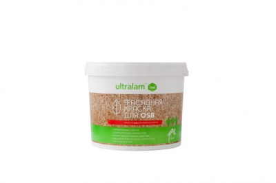 Ultralam Фасадная краска для OSB, 14 кг фото | shop-crystal.ru